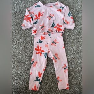 Floral pink Carter’s set